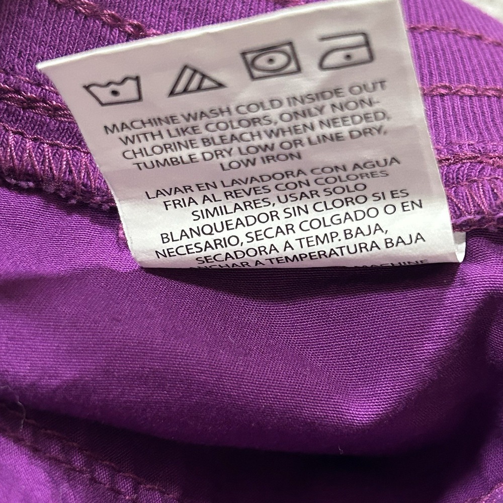 Lee Stretch Relaxed Fit Shorts - Womens 4 - Just Below The Waist Purple EUC! - Picture 5 of 7